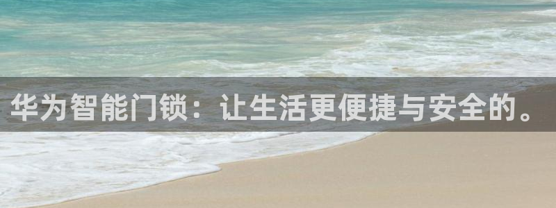 开丰娱乐月：华为智能门锁：让生活更便捷与安全的。