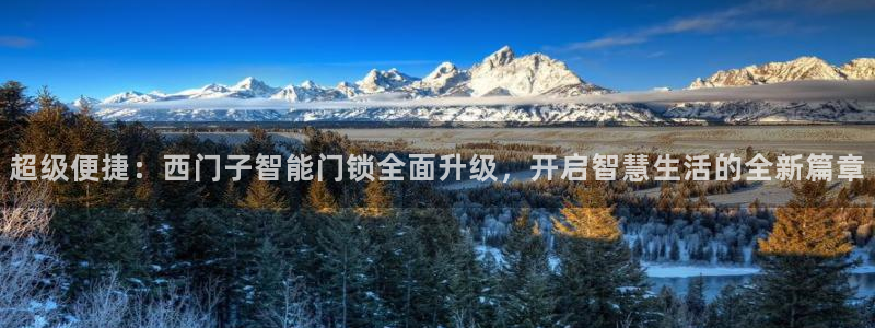 开丰娱乐平台：超级便捷：西门子智能门锁全面升级，开启智慧生活
