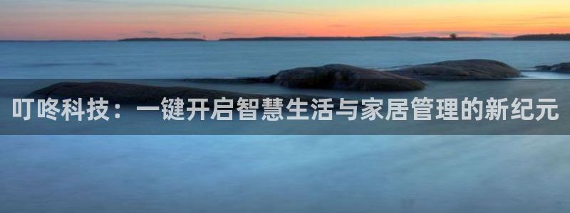 开丰娱乐不开了吗：叮咚科技：一键开启智慧生活与家居管理的新纪