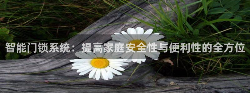 开丰娱乐官网平台：智能门锁系统：提高家庭安全性与便利性的全方