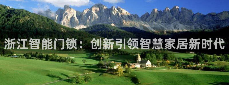 开丰娱乐怎么样：浙江智能门锁：创新引领智慧家居新时代