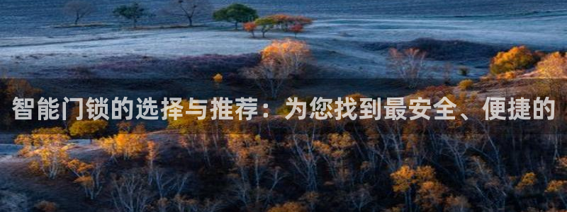 开丰娱乐上7O667：智能门锁的选择与推荐：为您找到最安全、
