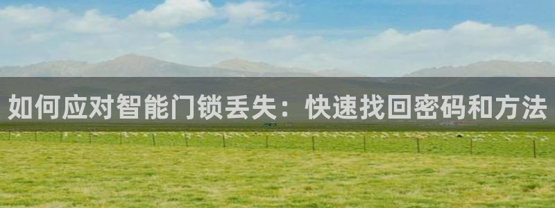 开丰娱乐新登录平台：如何应对智能门锁丢失：快速找回密码和方法