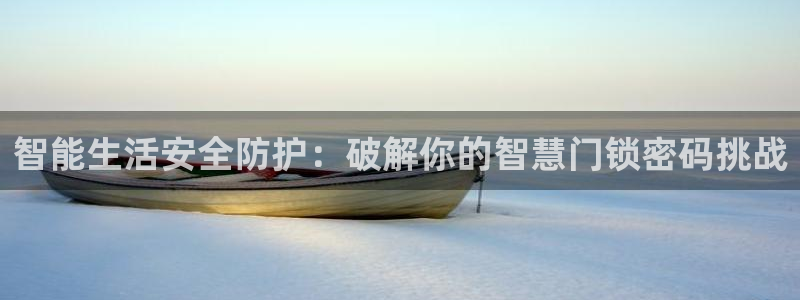 开丰娱乐登录：智能生活安全防护：破解你的智慧门锁密码挑战