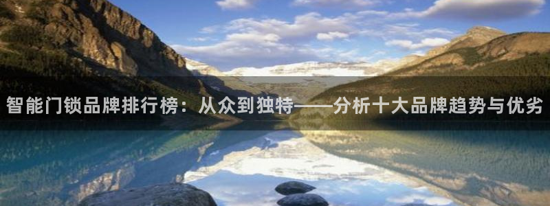 开丰娱乐巾67五壹叁八：智能门锁品牌排行榜：从众到独特——分