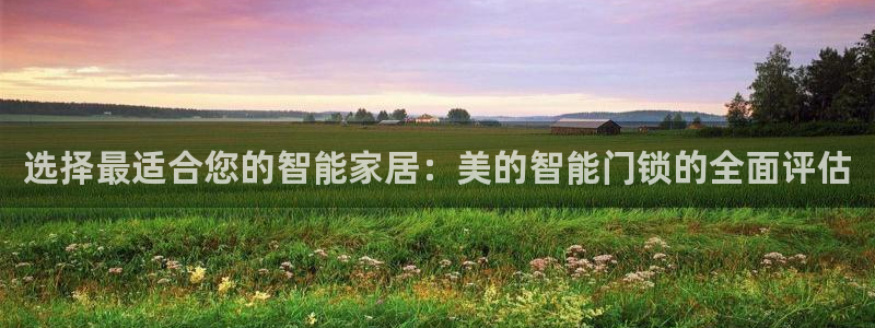 开丰娱乐网站官网入口：选择最适合您的智能家居：美的智能门锁的