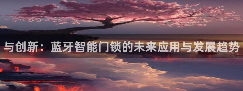开丰娱乐日：与创新：蓝牙智能门锁的未来应用与发展趋势