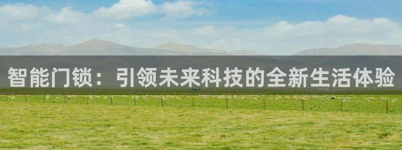 开丰娱乐线路：智能门锁：引领未来科技的全新生活体验