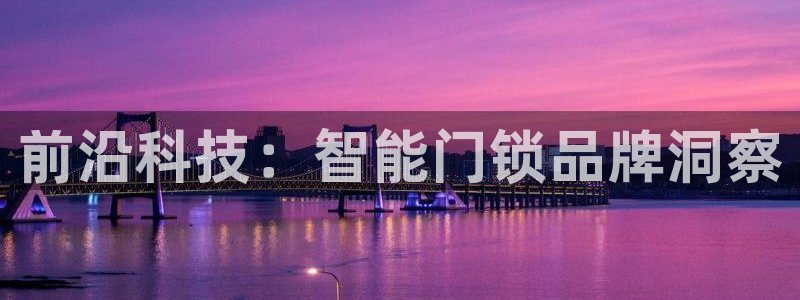 开丰娱乐不开了吗：前沿科技：智能门锁品牌洞察