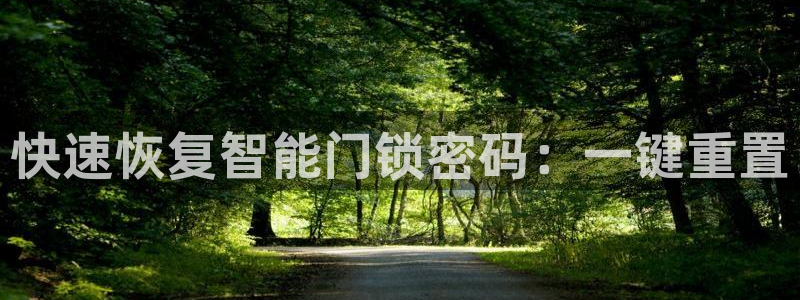 开丰娱乐网址：快速恢复智能门锁密码：一键重置