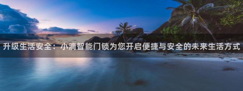 开丰娱乐登入地址查询：升级生活安全：小滴智能门锁为您开启便捷