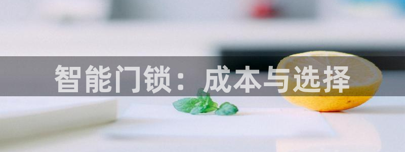 开丰娱乐 赢咖一：智能门锁：成本与选择
