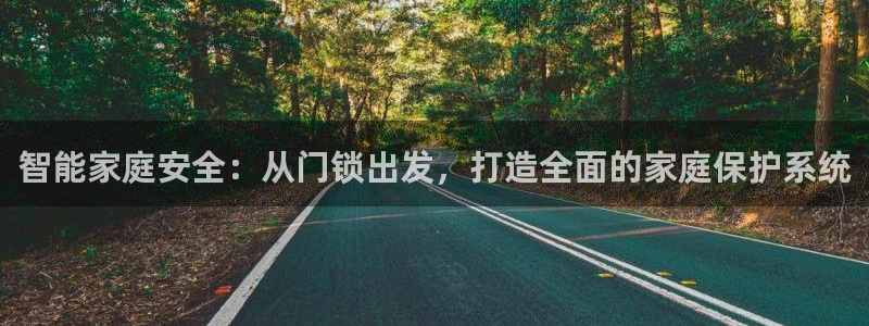 开丰娱乐寸67五壹叁八：智能家庭安全：从门锁出发，打造全面的