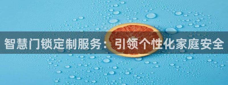 开丰娱乐趣 7O935：智慧门锁定制服务：引领个性化家庭安全