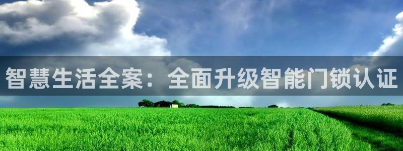 开丰娱乐网站官网下载：智慧生活全案：全面升级智能门锁认证